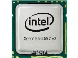 2x Intel Xeon E5-2697 V2/12x 2.7GHz-3.5GHz/12 Core LGA 2011 Socket