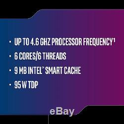 3.7ghz Intel Core I5-9600k Six-core Socket Lg1151