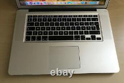 Apple Macbook Pro 15 A1286 Intel Quad-core I7 2.0 Ghz Early 2011
