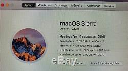 Apple Macbook Pro 17 MID 2010 2.53 Ghz Intel Core I5 500gb SATA Be