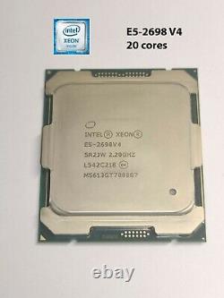 Cpu Intel Xeon E5-2698 V4 2.2 Ghz 20 Core 50 MB Lga 2011-3 Sr2jw Broadwell