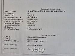 Dell OptiPlex 3040 Small Form Factor PC 6th Generation Core i3-6100 8GB 512GB SSD Without (Sans) Operating System