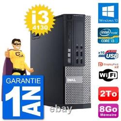 Dell PC 9020 SFF Intel Core i3-4130 8GB RAM 2TB Hard Drive Windows 10 Wifi