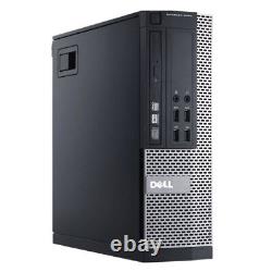 Dell PC 9020 SFF Intel Core i3-4130 8GB RAM 2TB Hard Drive Windows 10 Wifi