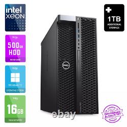 Dell Precision 7820 Tower Core Xeon Silver 16GB 500GB+1TB P400 2GB