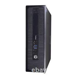 HP 600 G1 SFF PC 19' Screen Intel Core i3-4130 8GB RAM 240GB SSD Windows 10 Wifi