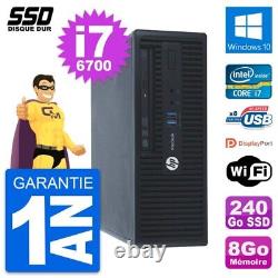 HP ProDesk 400 G3 SFF PC Intel Core i7-6700 8GB RAM 240GB SSD Windows 10 Wifi