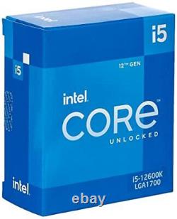 Intel Core I5-12600k Alder Lake-s 37ghz Processor