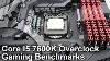 Intel Core I5 ​​7600k Stock Vs 4 8ghz Overclock Gaming Benchmarks