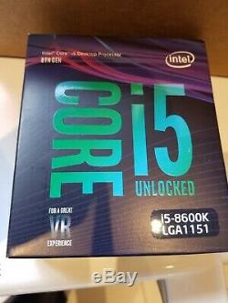 Intel Core I5-8600k Lga 1151 3.6ghz 6-core Cpu Unlocked 9m Cache Without Fan