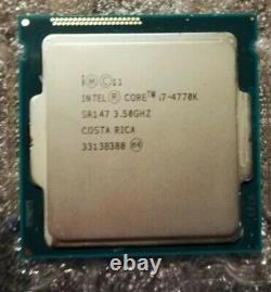 Intel Core I7 4770k Socket Lga1150 Without Fan Quad Core 3.5 Ghz