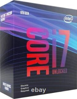 Intel Core I7-9700kf Box 8x 3.6ghz 12mb Cachet Café Lake Lga1151