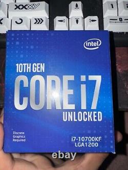 Intel Core i7-10700KF Processor (3.8GHz, 16MB Cache, LGA1200 Socket, Boxed)