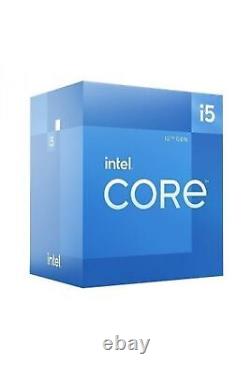 Intel S1700 CORE i5 12400 BOX 6x2,5 65W GEN12, Black