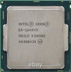 Intel Xeon E3-1240 V5 (sr2ld) 3.50ghz 4-core Lga1151 Cpu