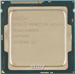 Intel Xeon E3-1271 V3 (sr1r3) 3.60ghz 4-core Lga1150 Cpu