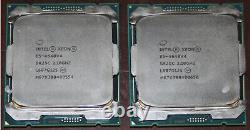 Intel Xeon E5-4640v4 Sr2sc, 2.10ghz 12-core 24-threads 2.60 Turbo Cpu (lot De 2)