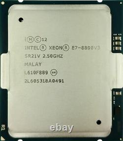 Intel Xeon E7-8890 V3 (sr21v) 2.50ghz 18-core Fclga2011 165w Cpu