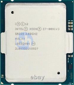 Intel Xeon E7-8891-v3 (sr225) 2.80ghz 10-core Lga2011-1 Cpu