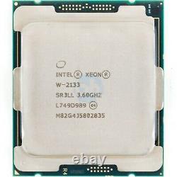 Intel Xeon W2133 Sr3ll 3.60ghz 6-core 8.25m 140w Server Station Lga2066 Cpu