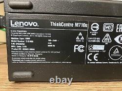 Lenovo Thinkcentre M710s Intel Core I3 6100 3.70ghz 4g Ssd 240 Go W10 Pro