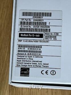 MacBook Pro Retina 15.4 SSD 1TB RAM Intel Quad Core i7 2.5GHz