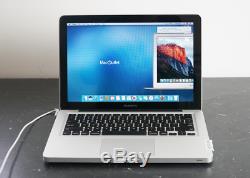 Macbook Pro 13in A1278 2.5ghz Intel Core I5 ​​4gb Ram 500gb Hdd (2012) 4124
