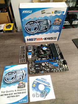 Msi H67ma-e45 (b3) + Intel Core I5-2500 @ 4 X 3.30 Ghz + 8 Go Ddr3 + Box