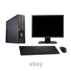 PC Fujitsu E920 DT 19' Screen Intel i5-4570 16GB RAM 500GB Disk Windows 10 Wifi