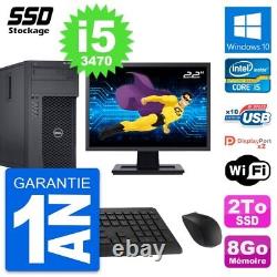 PC Tour Dell T1650 Screen 22 Intel Core i5-3470 RAM 8GB SSD 2TB Windows 10 Wifi