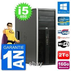 PC Tour HP 8100 Elite Intel Core i5-650 16GB RAM 2TB Hard Drive Windows 10 Wifi