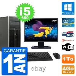 PC Tour HP 8100 Screen 22 Intel Core i5-650 RAM 4GB Disk 1TB Windows 10 Wifi