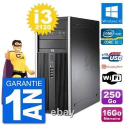 PC Tour HP 8200 Intel Core i3-2120 RAM 16GB Hard Drive 250GB Windows 10 Wifi