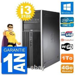 PC Tour HP 8200 Intel Core i3-2120 RAM 4GB Hard Drive 1TB Windows 10 Wifi