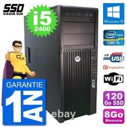 PC Tour HP WorkStation Z210 Intel Core i5-2400 RAM 8GB SSD 120GB Windows 10 Wifi