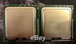 Pair Intel Xeon Server Processor X5690 X2 Hexa 12core 3.46 Ghz Boost 3.73ghz