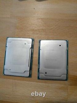 Pair Intelel Xeon Bronze 3104 Cpu Process 6 Core 1.70ghz Socket 3647 No Es