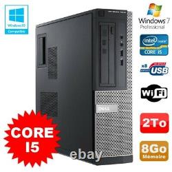 Pc Dell 3010 Dt Intel Core I5 3.1ghz 8gb Disc 2to Wi-fi Win 7