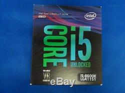 Processor Intel Core I5 8600k Unlocked I5 3.60ghz Lga1151
