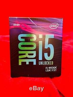 Processor Intel Core I5 9600k 3.7 Ghz Lga1151 Nine New