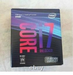 Processor Intel Core I7 8700k 3.70ghz 12mb Cache Lga 1151 Sr3qr 8th Gen
