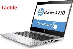 Tactile HP EliteBook 830 G5 i5-8350U 3.6GHz 16GB 256GB 13.3 Full HD Win11