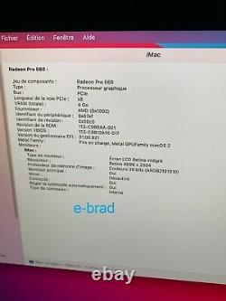 APPLE iMac 21,5 2017 Rétina 4K Intel i5 3,4Ghz QUAD CORE/16Go/500Go ssd