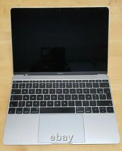 Apple MacBook 12 A1534 EMC2991 Intel Core M 1.1GHz, 8 Go RAM, 256Go SSD