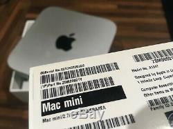 Apple Mac Mini Intel Core I7 2,7Ghz RAM 8Go Stockage 500Go HDD Facture
