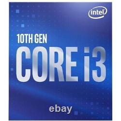 INTEL Core i3-10100F Processeur LGA-1200 4 coeurs 3.6GHz 4.3GHz TDP 65W