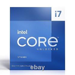 INTEL Core i7-13700KF Processeur 3.4GHz 16 Cours 24 Threads CPU Socket LGA1700