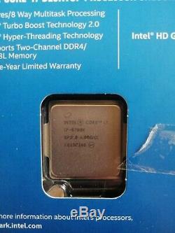 Intel Core i7 6700K sr2l0 complet boîte notice CPU 4.0GHz LGA1151 4core 8thread