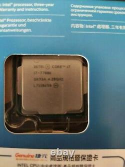 Intel Core i7-7700K 4,20GHz Quad Core Processeur (BX80677I77700K)