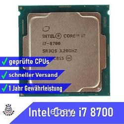 Intel Core i7-8700? 8º Gen Café Lake Socle LGA 1151 v2 3.20 GHZ